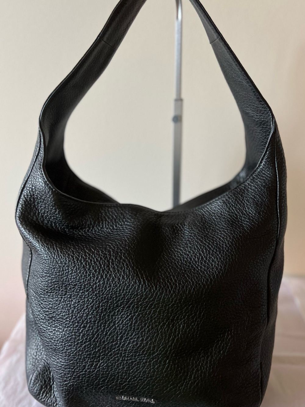 Michael Kors Black pebbled bag